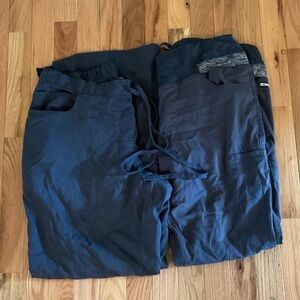 Two pairs Grey’s Anatomy scrub bottoms